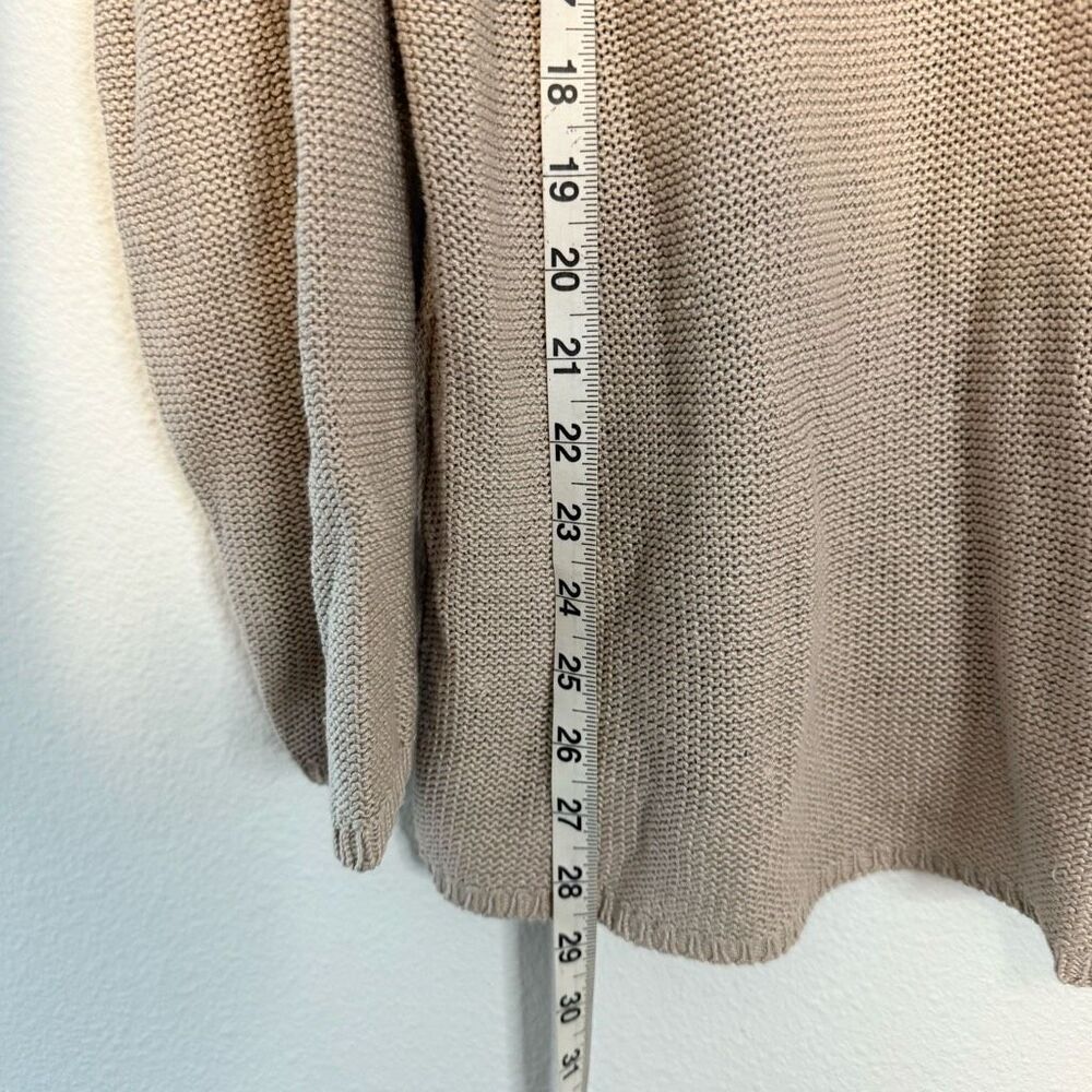 Lauren Ralph Lauren Tan Linen Boatneck Sweater Size XL - Picture 2 of 6